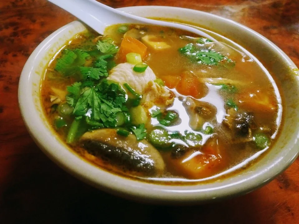 Tom Yum Soup - Spicy and sour Thai-style soup